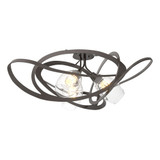 Buxton Spur 3 Light 37.2 Inch Wide Metal Semi Flush Mount by BSH - 91-BEL-1275361