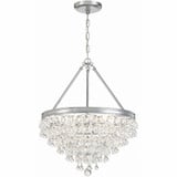 Calypso 6 Light Small Round Chandelier by Crystorama - 136