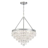 Calypso 6 Light Small Round Chandelier by Crystorama - 136