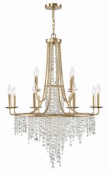 Gabrielle 12 Light Large Round Chandelier by Crystorama - GAB-B7312