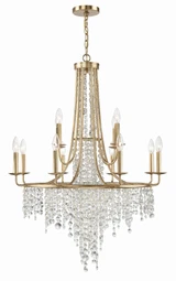 Gabrielle 12 Light Large Round Chandelier by Crystorama - GAB-B7312