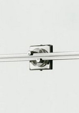 2 Inch Square Single Feed Wall Monorail Canopy by VC Modern - 700WMOP2S