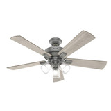 Crestfield 5 Blade Ceiling Fan with Light Kit 52 Inches Wide by Hunter Fans - 51C