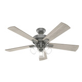 Crestfield 5 Blade Ceiling Fan with Light Kit 52 Inches Wide by Hunter Fans - 51C