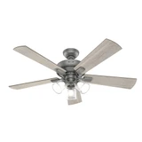 Crestfield 5 Blade Ceiling Fan with Light Kit 52 Inches Wide by Hunter Fans - 51C