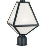 Glacier One Light Outdoor Post Lantern 8 x 15.5 Inches by Crystorama - GLA-9707