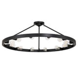 Castile 12 Light Semi Flush Mount 14 Inch Tall and 40 Inch Wide by Golden - 1019-12SF