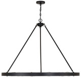 Castile 12 Light Semi Flush Mount 14 Inch Tall and 40 Inch Wide by Golden - 1019-12SF