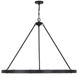 Castile 12 Light Semi Flush Mount 14 Inch Tall and 40 Inch Wide by Golden - 1019-12SF