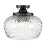 Adeline 3 Light Semi Flush Mount 11.25 Inch Tall and 14 Inch Wide by Golden - 1088-3SF