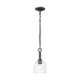 Keating 1 Light Pendant 11.75 Inch Tall and 5.88 Inch Wide by Golden - 0806-M1L