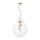 Drop 3 Light Pendant 25 Inch Tall and 18.88 Inch Wide by Golden - 2088-20P
