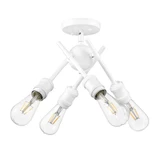 Axel 4 Light 15.75 Inch Wide Semi Flush Mount by Golden - 1945-SF