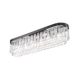 Ciara 6 Light Flush Mount 10.88 Inch Tall and 42 Inch Wide by Golden - 1768-FM42