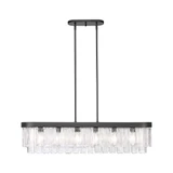Ciara 6 Light Island 10 Inch Tall and 42 Inch Wide by Golden - 1768-LP