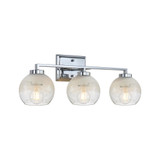 Elliott 3 Light Bath Vanity 8.75 Inch Tall and 24.5 Inch Wide by Golden - 3094-BA3