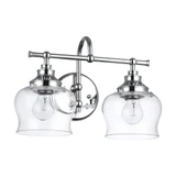 Daphne 2 Light Bath Vanity 10.13 Inch Tall and 15.13 Inch Wide by Golden - 3610-BA2