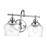 Daphne 2 Light Bath Vanity 10.13 Inch Tall and 15.13 Inch Wide by Golden - 3610-BA2