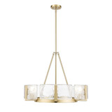 Aenon 6 Light Chandelier 21 Inch Tall and 27.75 Inch Wide by Golden - 3164-6