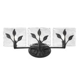 Calla 3 Light Bath Vanity 8.38 Inch Tall and 21.75 Inch Wide by Golden - 3160-BA3
