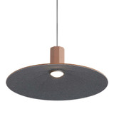 Faroe 12W 1 LED Pendant 7.38 Inch Tall and 19.5 Inch Wide by Golden - 3133-P20
