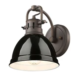 Duncan 1 Light Wall Sconce 8.5 Inch Tall by Golden - 3602-BA1