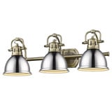 Duncan 3 Light Vanity Light 24.5 Inch Wide by Golden - 3602-BA3