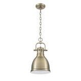 Duncan 1 Light Chain Pendant by Golden - 3602-S