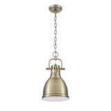 Duncan 1 Light Chain Pendant by Golden - 3602-S