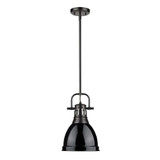 Duncan 1 Light Small Pendant with Rod 14.25 Inch Tall by Golden - 3604-S