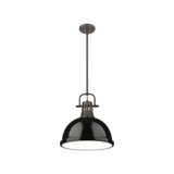 Duncan 1 Light Medium Rod Pendant 14.63 Inch Tall by Golden - 3604-L