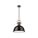 Duncan 1 Light Medium Rod Pendant 14.63 Inch Tall by Golden - 3604-L