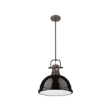 Duncan 1 Light Rod Pendant 14.63 Inch Tall and 14 Inch Wide by Golden - 3604-L