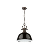 Duncan 1 Light Chain Pendant 16.88 Inch Tall and 14 Inch Wide by Golden - 3602-L