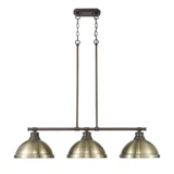 Duncan 3 Light Oversized Linear Pendant by Golden - 3602-3LP