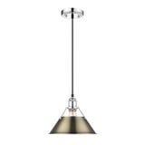 Orwell 1 Light Small Pendant 10 Inch Length by Golden - 3306-M