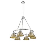 Orwell 6 Light Large Chandelier by Golden - 3306-6