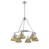 Orwell 6 Light Large Chandelier by Golden - 3306-6