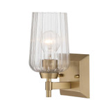 Brilia 1 Light Wall Sconce 9.25 Inch Tall and 4.88 Inch Wide by Golden - 5189-WSC-FLT
