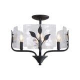 Bloem 4 Light Semi Flush Mount 13.63 Inch Tall and 16 Inch Wide by Golden - 4503-4SF