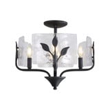 Bloem 4 Light Semi Flush Mount 13.63 Inch Tall and 16 Inch Wide by Golden - 4503-4SF