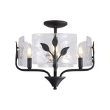 Bloem 4 Light Semi Flush Mount 13.63 Inch Tall and 16 Inch Wide by Golden - 4503-4SF