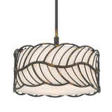 Simbolo 3 Light Pendant 9.5 Inch Tall and 15 Inch Wide by Golden - 4501-3P