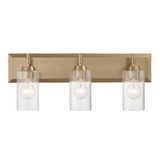 Brilia 3 Light Bath Vanity 9 Inch Tall and 24 Inch Wide by Golden - 5189-BA3-HWG