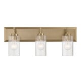 Brilia 3 Light Bath Vanity 9 Inch Tall and 24 Inch Wide by Golden - 5189-BA3-HWG