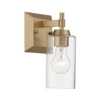 Brilia 1 Light Wall Sconce 9 Inch Tall and 4.88 Inch Wide by Golden - 5189-WSC-HWG