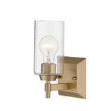 Brilia 1 Light Wall Sconce 9 Inch Tall and 4.88 Inch Wide by Golden - 5189-WSC-HWG