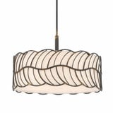 Simbolo 5 Light Pendant 15 Inch Tall and 24 Inch Wide by Golden - 4501-5P