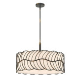 Simbolo 5 Light Pendant 15 Inch Tall and 24 Inch Wide by Golden - 4501-5P