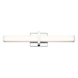 Elon 28W 1 LED Bath Vanity 4.75 Inch Tall and 24 Inch Wide by Golden - 5623-B24